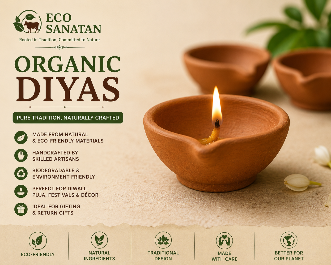 Organic Diya